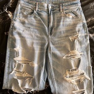 American Eagle High Waisted Stretch Mom Jean